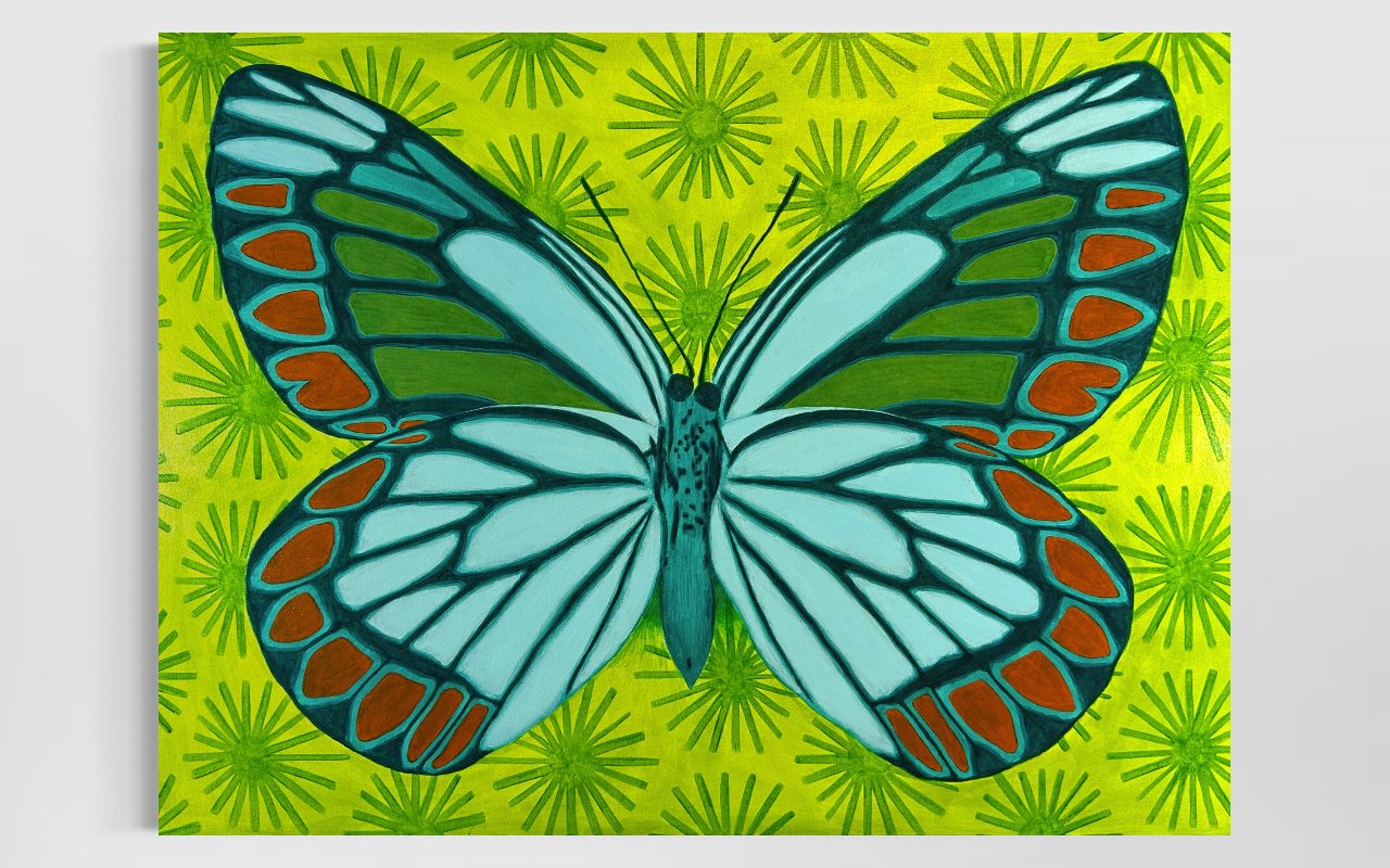 Butterfly 1, 36x48" unframed