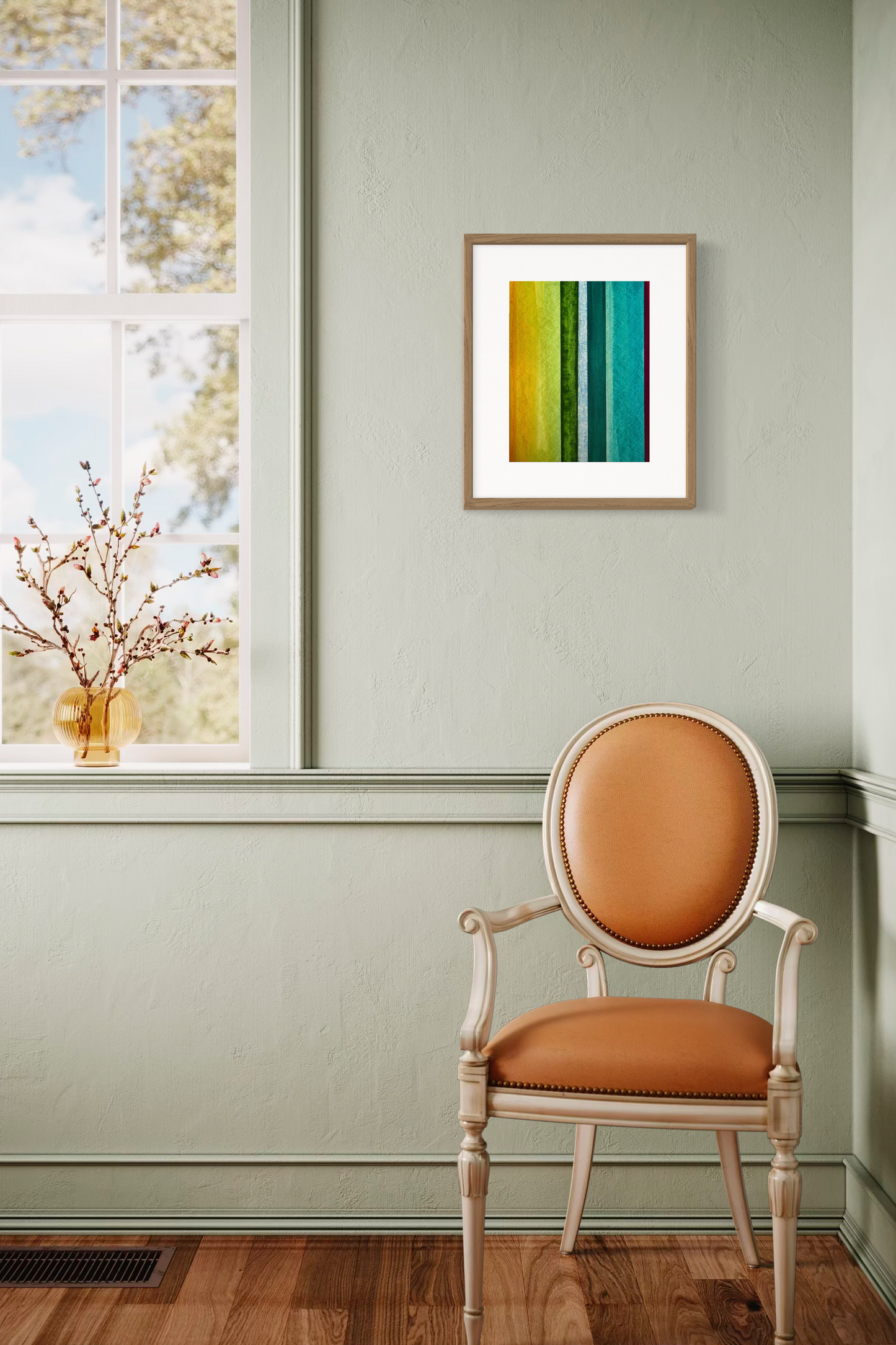 Spectral, 16x20" mounted and matted