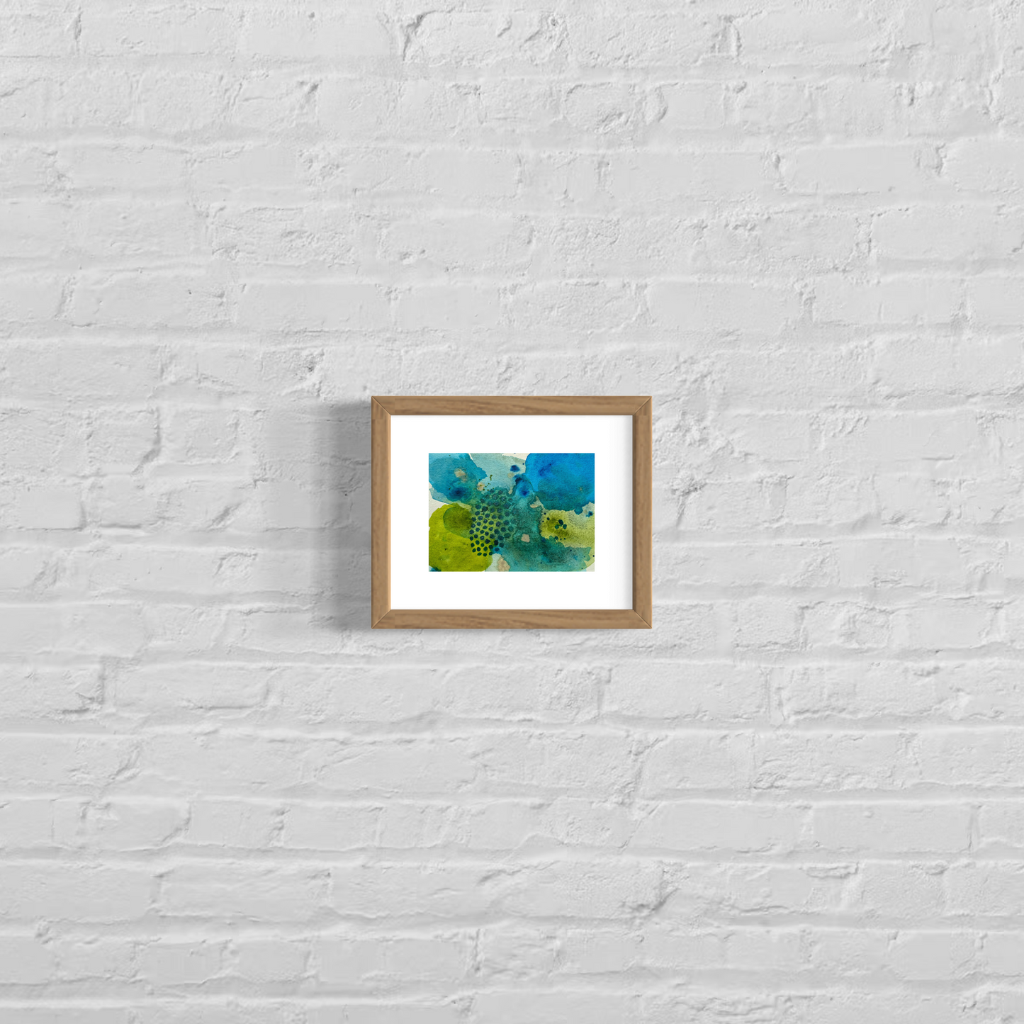 Deep sea, 8x10" mounted and matted
