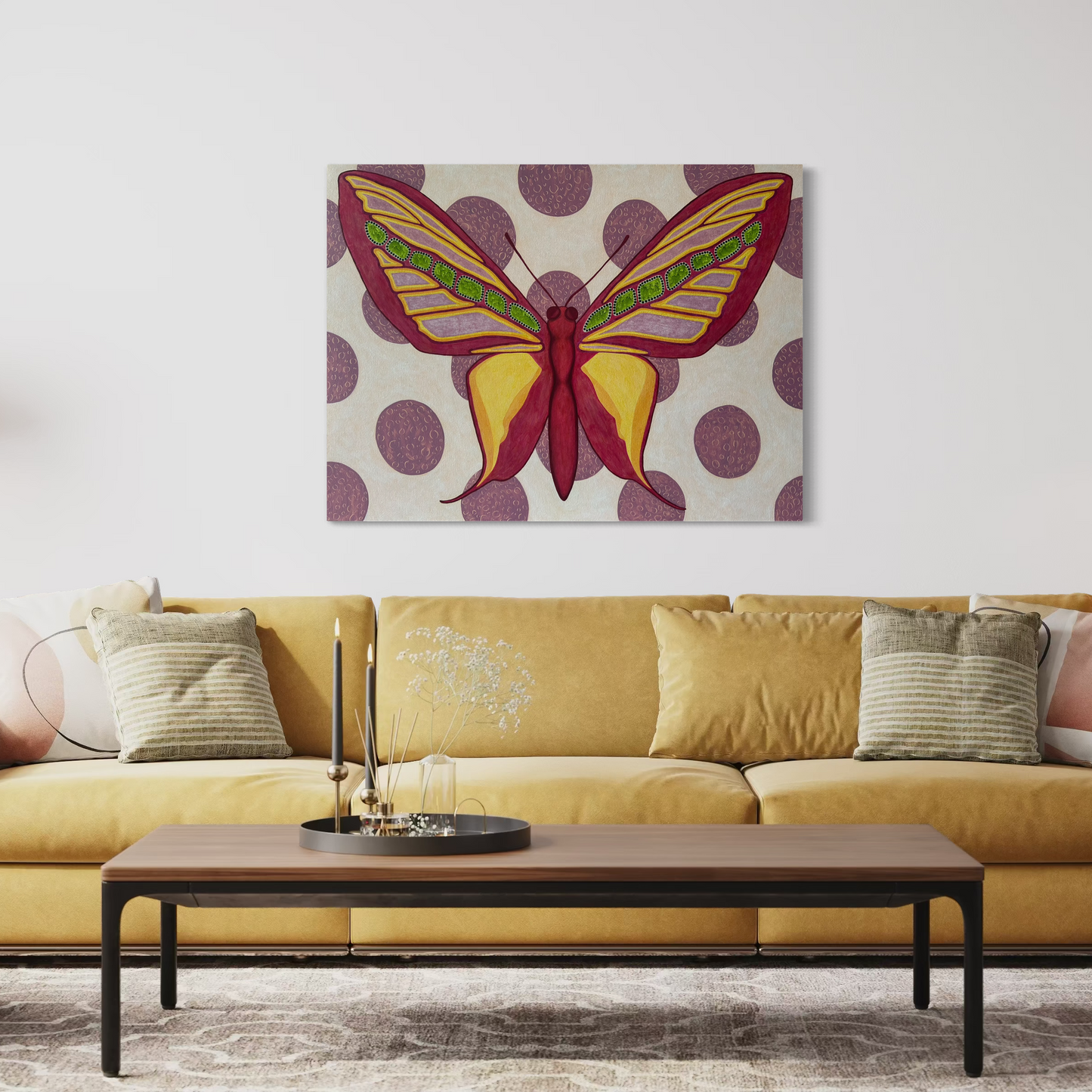 Butterfly 3, 36x48" unframed