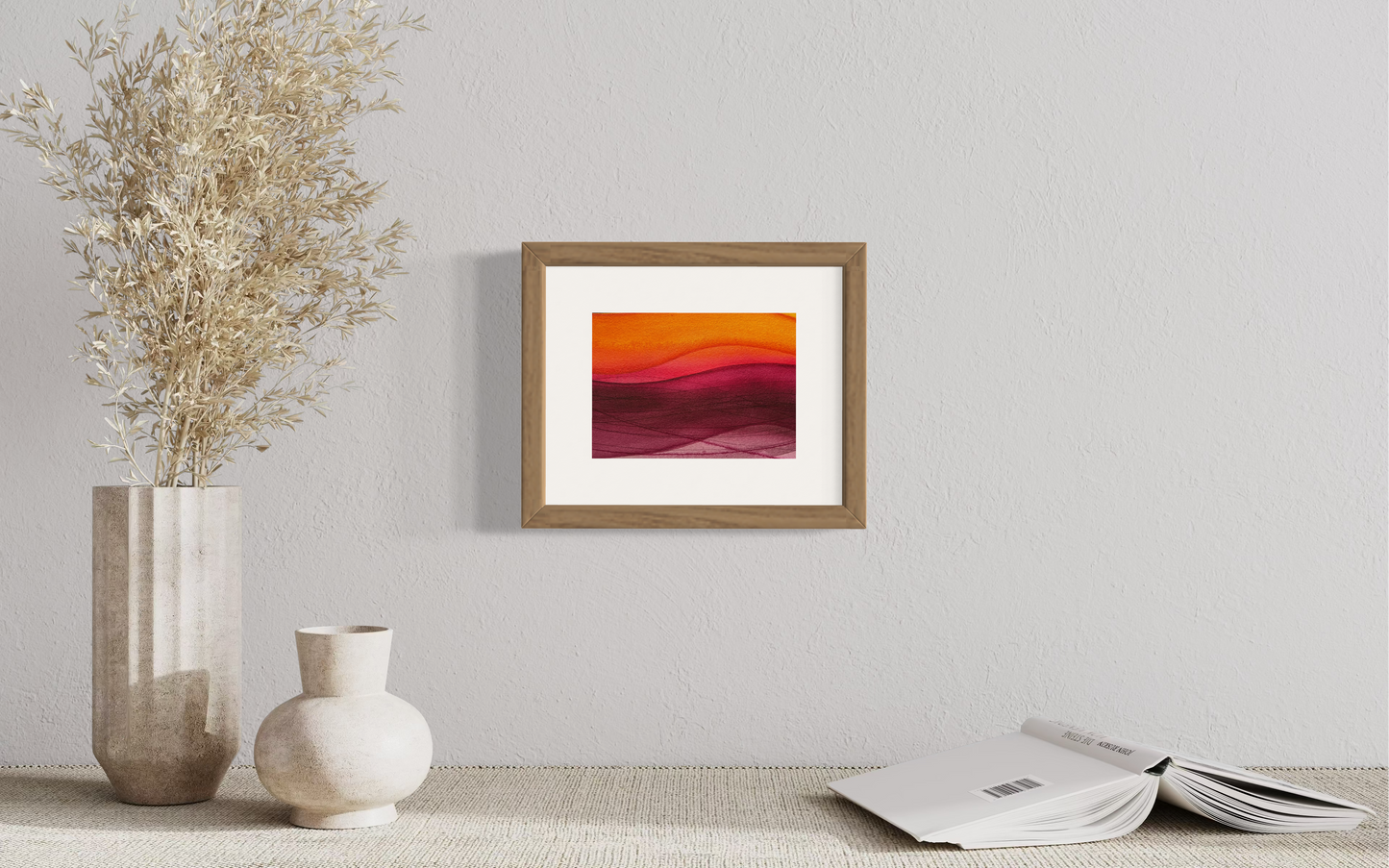 Sunset dreams, 8x10" mounted and matted