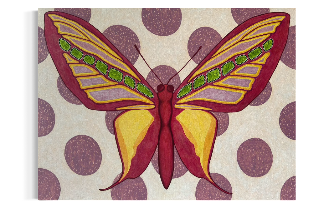 Butterfly 3, 36x48" unframed