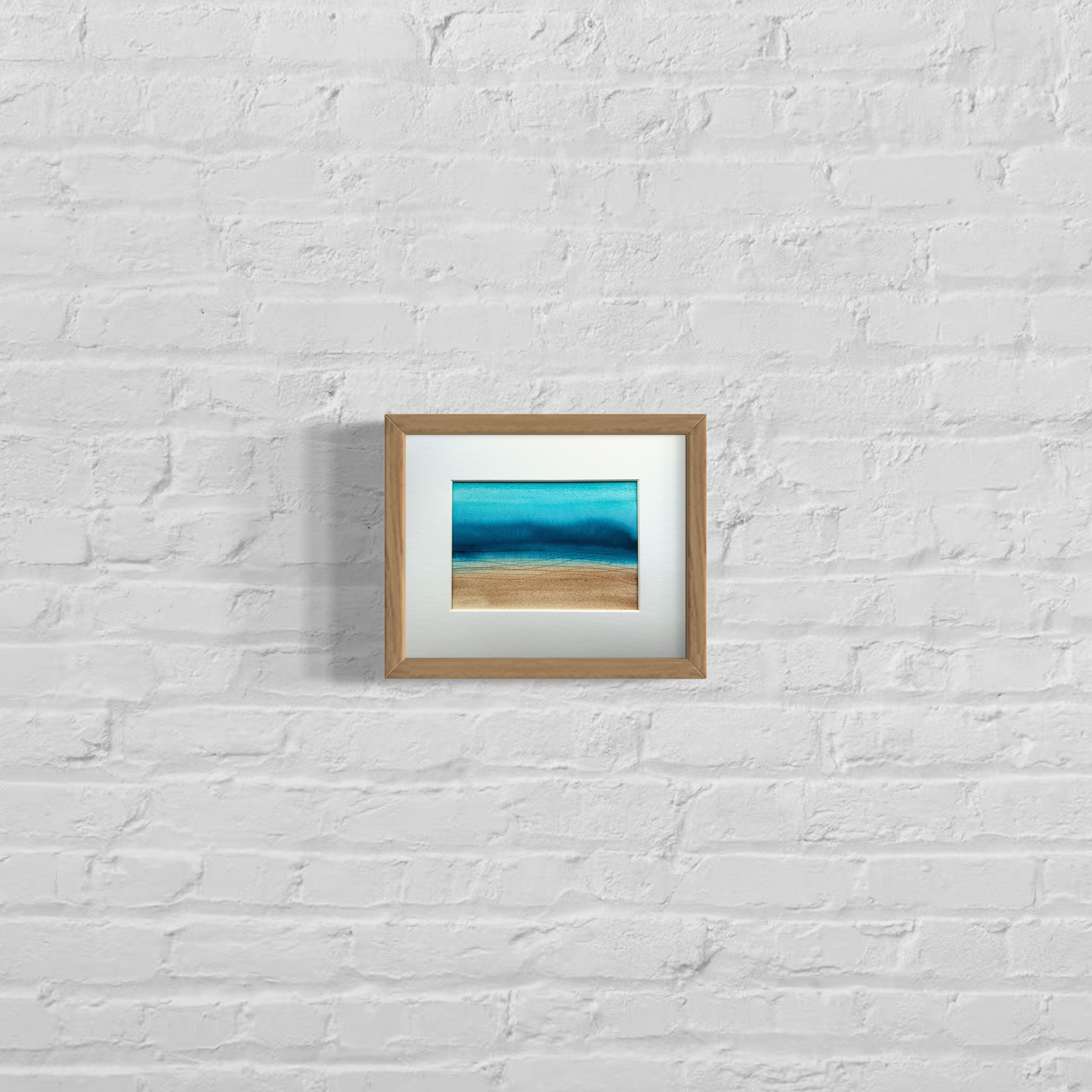 Tranquil sands, 8x10" mounted and matted