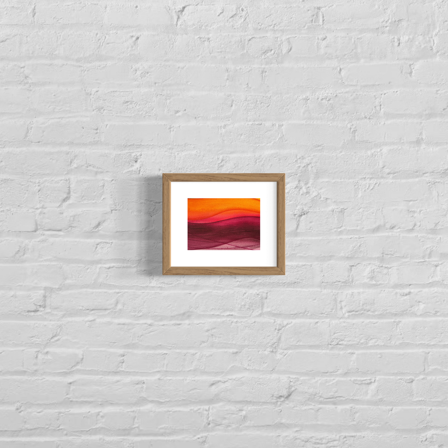 Sunset dreams, 8x10" mounted and matted
