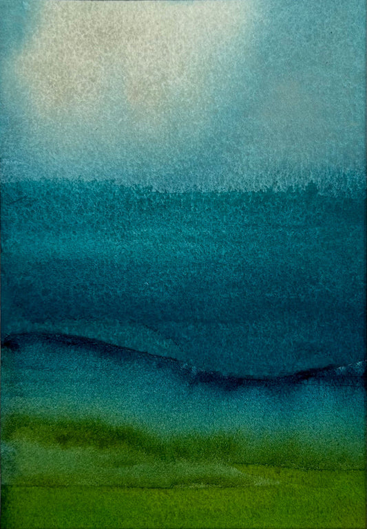 Skyworld, 8x10" mounted and matted