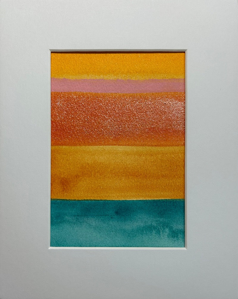 Untitled, 8x10" mounted and matted