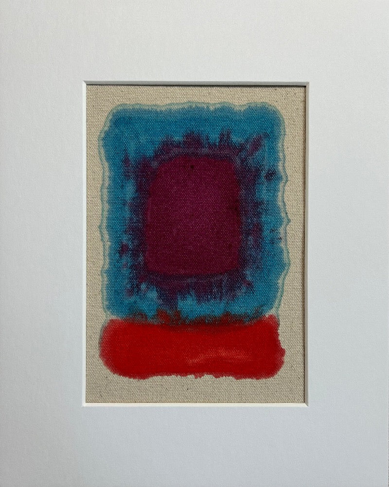 Color study, 8x10" mounted and matted