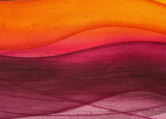 Sunset dreams, 8x10" mounted and matted