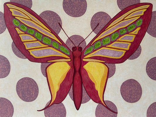 Butterfly 3, 36x48" unframed