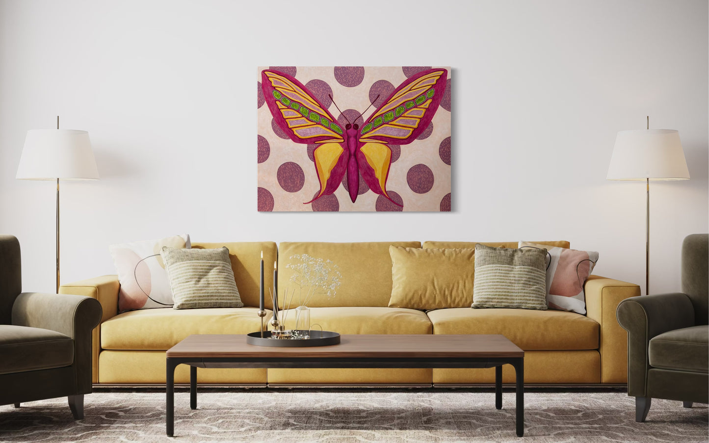 Butterfly 3, 36x48" unframed